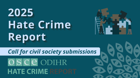 2025 Hate Crime Report - Call for CSO submissions